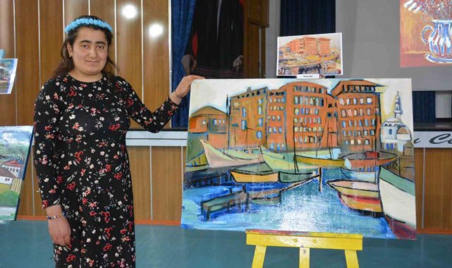 Türkiye’de ilk kez özel eğitim öğrencisi kendi sergisini açtı